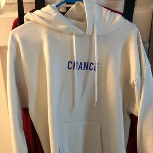 CHANCE THE RAPPER 3 CHICAGO WHITE HOODIE RARE